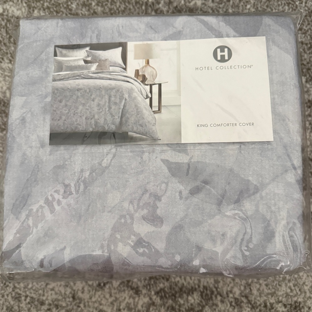 Hotel collection king comforter cover autumn leaf